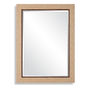 Bowery Hill Contemporary 38&quotH x 28&quotW x 1.65&quotD Glass Mirror in Natural