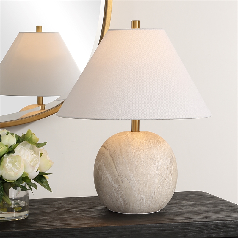 Bowery Hill Ceramic Multi-Color Table Lamp Rectangular 17