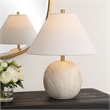 Bowery Hill Ceramic Multi-Color Table Lamp Rectangular 17