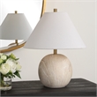 Bowery Hill Ceramic Multi-Color Table Lamp Rectangular 17