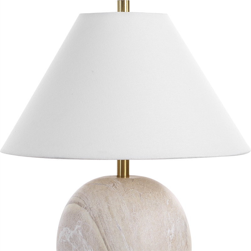 Bowery Hill Ceramic Multi-Color Table Lamp Rectangular 17