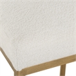 Bowery Hill Accent Engineered Wood Counter Stool in Antique Brass