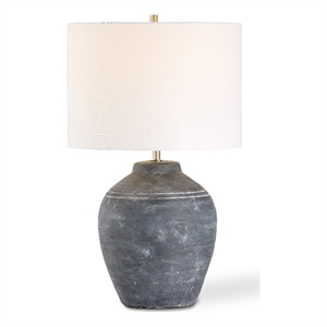 Bowery Hill 23.5&quotH x 14&quotW x 14&quotD Ceramic Table Lamp in Multi-Color