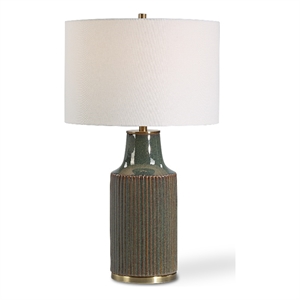 Bowery Hill 26.75&quotH x 15&quotW x 15&quotD Ceramic Table Lamp in Multi-Color