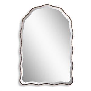 Bowery Hill 36&quotH x 24&quotW x 0.5&quotD Engineered Wood Frame Mirror in Bronze
