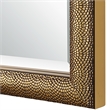Bowery Hill Contemporary PS Moulding Plastic and MDF Mirror in Gold/Brown