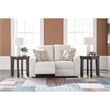 Bowery Hill Contemporary Polyester Orange Reclining Loveseat
