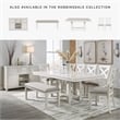 Bowery Hill Contemporary Wood Antique Dining Extension Table