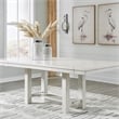 Bowery Hill Contemporary Wood Antique Dining Extension Table