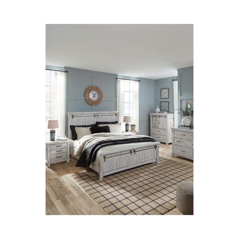 Bowery Hill Contemporary Metal Table Lamp in Gray (Set of 2)