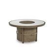 Bowery Hill Contemporary Beige Wicker / Rattan Fire Pit Table
