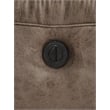 Bowery Hill Contemporary Fabric Reclining Sofa in Light Brown