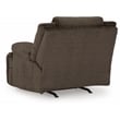Bowery Hill Contemporary Polyester Top Tier Chocolate Recliner