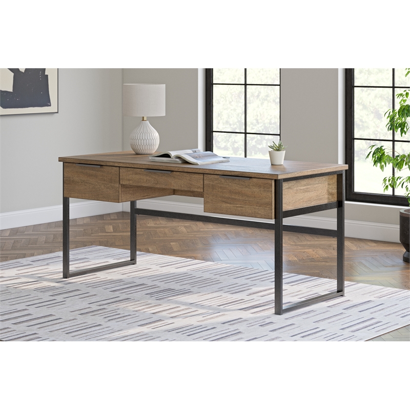 Bowery Hill Contemporary Wood Light Brown 67