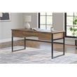 Bowery Hill Contemporary Wood Light Brown 67