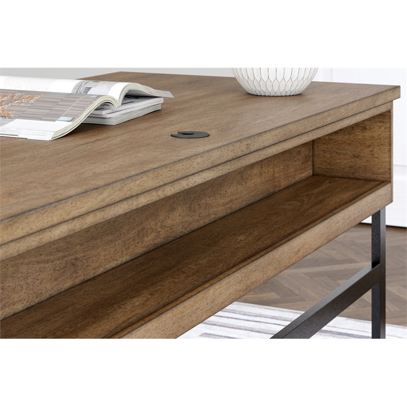 Bowery Hill Contemporary Wood Light Brown 67