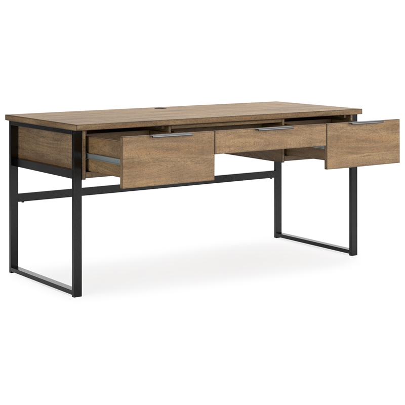 Bowery Hill Contemporary Wood Light Brown 67