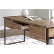 Bowery Hill Contemporary Wood Light Brown 67