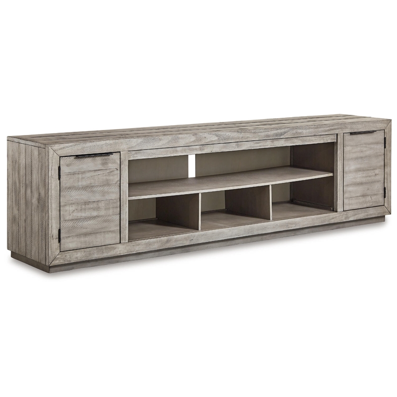 Bowery Hill Farmhouse Wood TV Stand for TVs up to 105