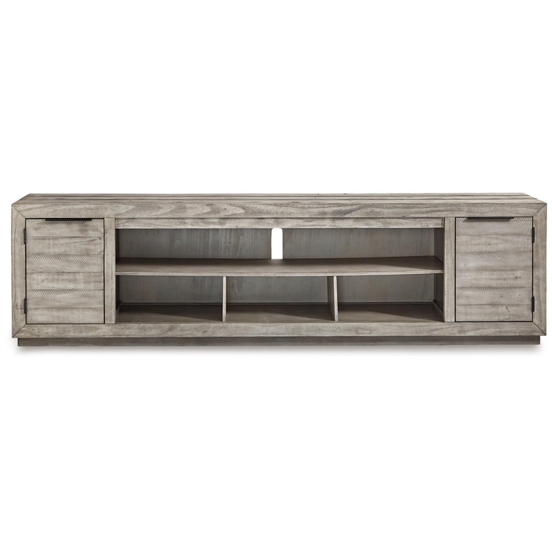 Bowery Hill Farmhouse Wood TV Stand for TVs up to 105