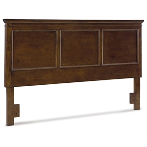 Bowery Hill Contemporary Wood Brown King/California King Panel Headboard