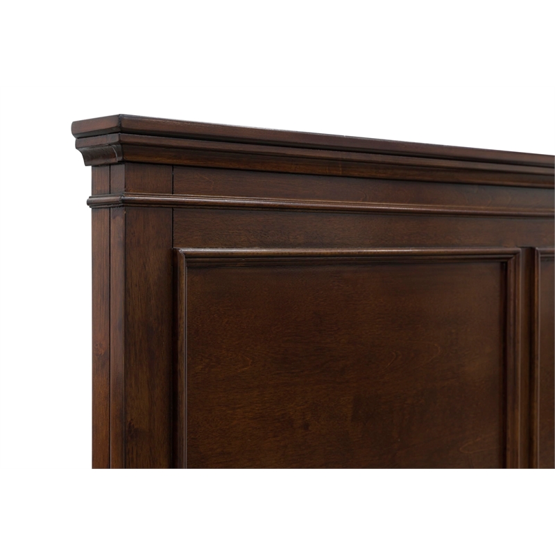 Bowery Hill Contemporary Wood Brown King/California King Panel Headboard