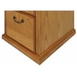 Bowery Hill Transitional 4 Drawer Wood Filing Cabinet in Natural