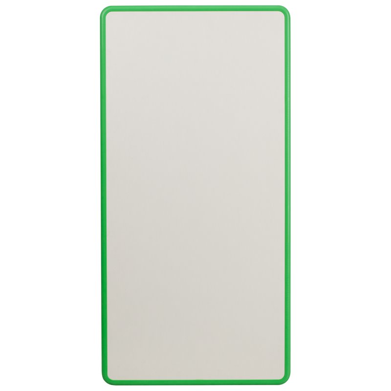 Bowery Hill Contemporary Plastic Activity Table in Green Finish