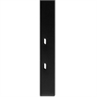 Bowery Hill Contemporary Twin Fabric Panel Headboard in Black