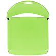 Bowery Hill Plastic Carry Handle Stacking Chair in Green and Black