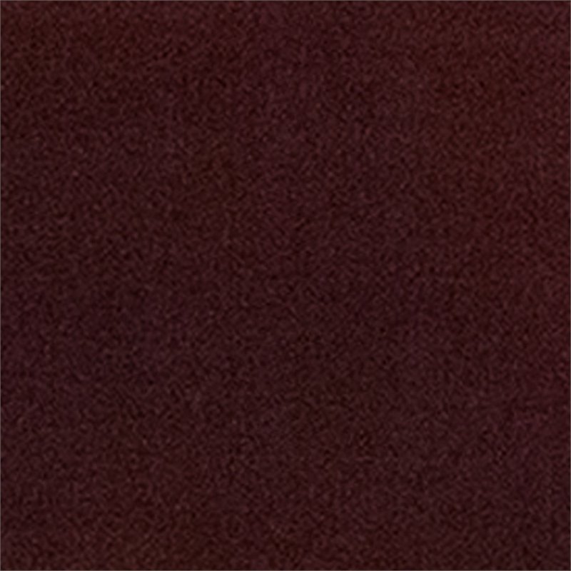 Bowery Hill Vinyl Padded Seat Folding Chair in Mahogany (Set of 2)