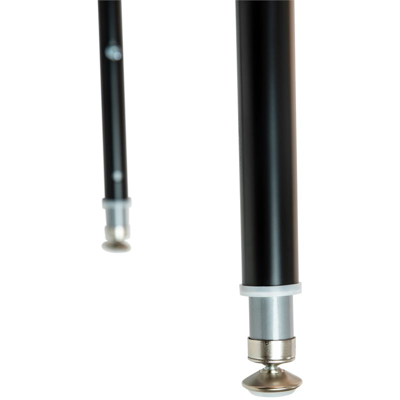 Bowery Hill Modern Open Front Laminate Top Classroom Desk in Gray