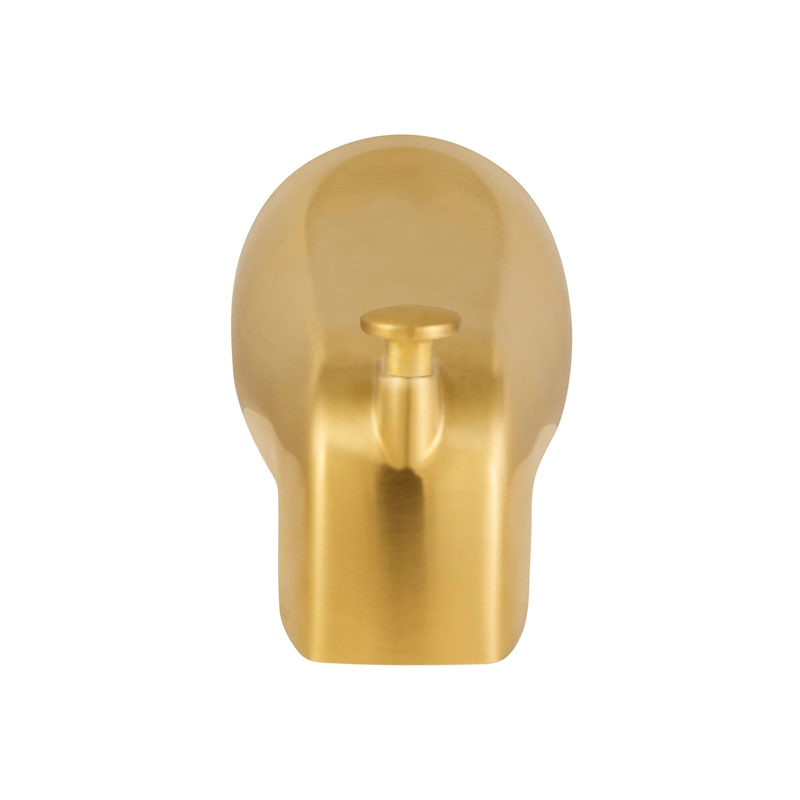 Bowery Hill Stainless Steel Tub Diverter Spout in Satin Gold