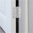 Bowery Hill Square Corner Steel Door Hinge in Satin Nickel 4 Inch 10 Pack