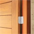 Bowery Hill Stainless Steel Door Hinge in Painted White 4 Inch 5/8 Inch 12 Pack