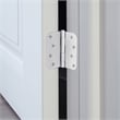 Bowery Hill Stainless Steel Door Hinge in Painted White 4 Inch 5/8 Inch 12 Pack