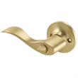 Bowery Hill Transitional Reversible Brass Gold Finish Door Lever