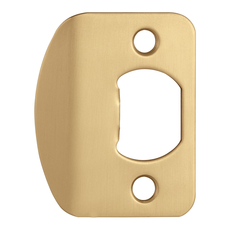 Bowery Hill Contemporary Brass Privacy Door Handle Satin Gold
