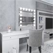 Bowery Hill Stainless Steel Vanity Light in Polished Chrome 3 Light