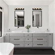 Bowery Hill 4-Light Modern Metal Vanity Light in Matte Black