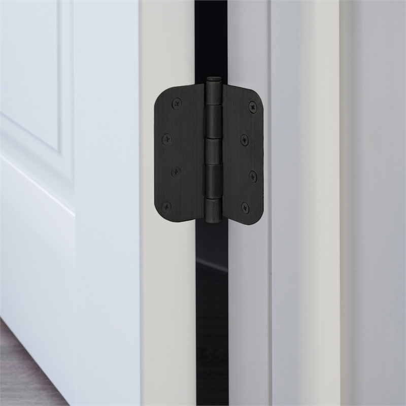 Bowery Hill Stainless Steel Door Hinge-Oil Rubbed Bronze 4-in. 5/8-in. 9-Pack