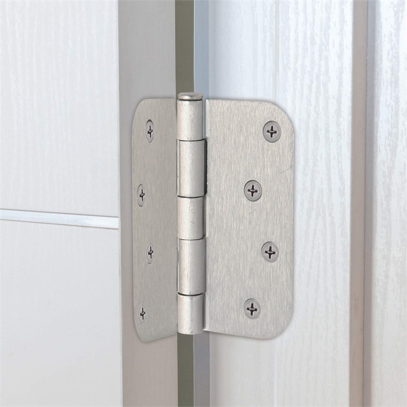 Bowery Hill Door Steel Hinge in Satin Nickel 4Inch 5/8inch 10Pack