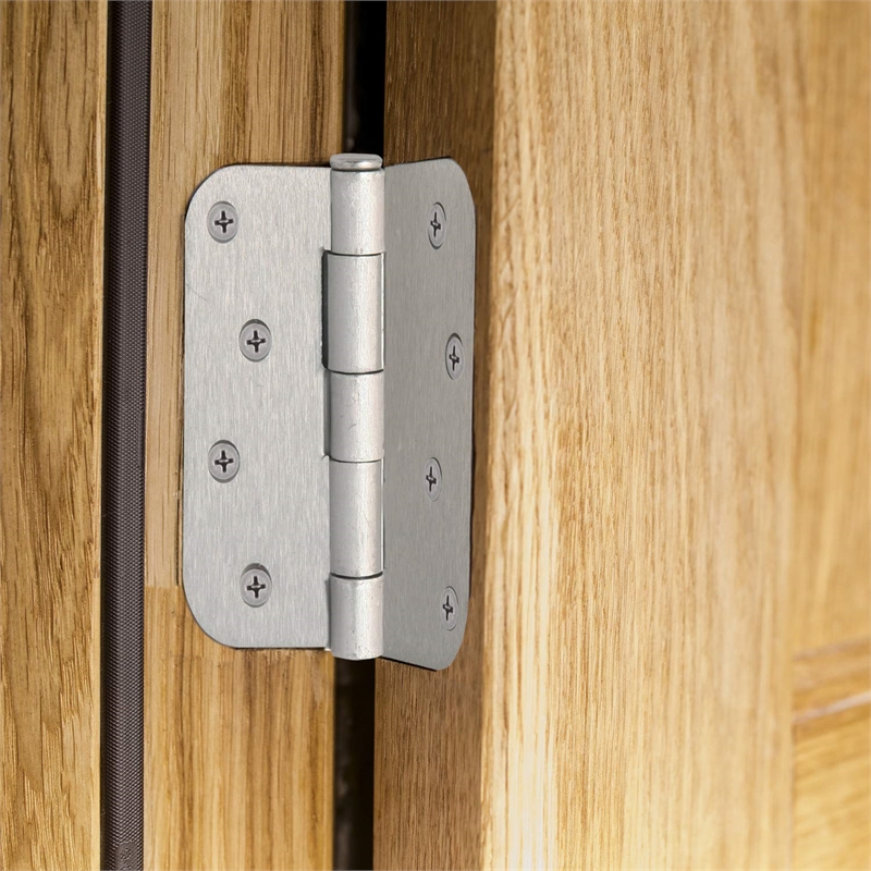 Bowery Hill Door Steel Hinge in Satin Nickel 4Inch 5/8inch 10Pack