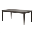 Bowery Hill Modern 7-Piece Wood Dining Table Set in Dark Walnut