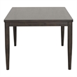 Bowery Hill Modern 7-Piece Wood Dining Table Set in Dark Walnut