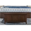 Bowery Hill Transitional Solid Wood Blanket Chest in Cherry Brown
