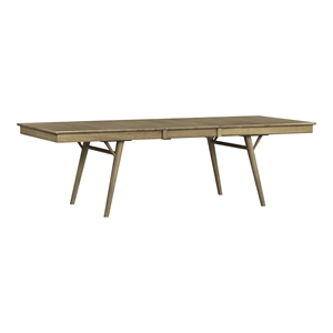 Bowery Hill 30&quot Mid-Century Ash Wood Dining Table in Dark Caramel