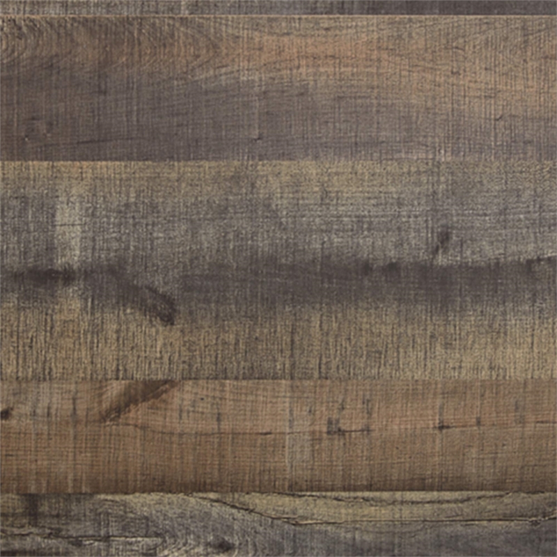 Bowery Hill Transitional Wood Full Panel Headboard in Brown Finish