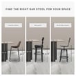 Bowery Hill Transitional 5 Piece Square Dining Table Set in Gray