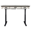 Bowery Hill Wood Writing Desk Writing Table Office Desk in White
